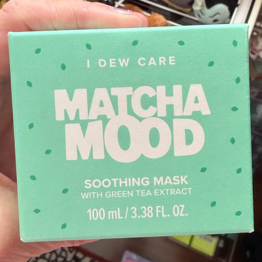 I Dew Care Matcha Mood Face Mask Green Tea Soothing Hydrating Korean KBeauty